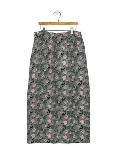 Pre-owned Bernadette Silk Long Skirt In Multicolor