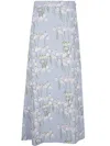 Bernadette Skirt Leanne Midi Clothing In Blue