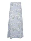 Bernadette Skirt Leanne Midi Clothing In Blue