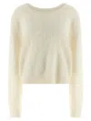 Bernadette White Solne Sweater In Neutral