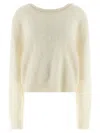 Bernadette White Solne Sweater In Neutral