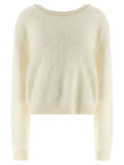 BERNADETTE WHITE SOLNE SWEATER