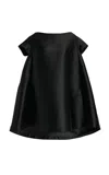 Bernadette Will Asymmetric Mini Dress In Black