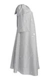 Bernadette Winnie Single-sleeve Maxi Dress In Silver