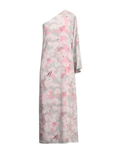 Bernadette Woman Maxi Dress Pink Size 4 Silk