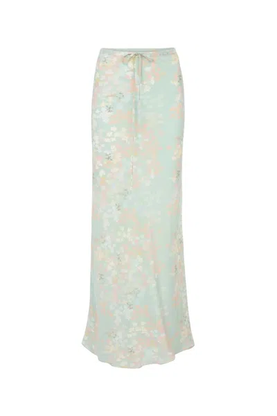 Bernadette Women's Emily Maxi Skirt In Jasmin Mint In Multi