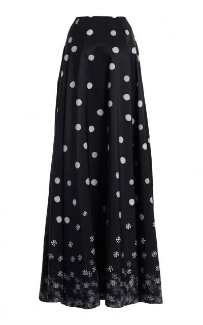 Bernadette Women's Polka Dot To Snow Skirt In Black
