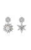 Bernard James Flora 18k White Gold Diamond Earrings
