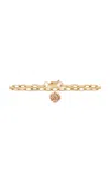 Bernard James Flora Maxi 14k White Gold Bracelet In Gold
