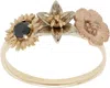 Bernard James Gold Flora Maxi Posy Ring In 14k Gold