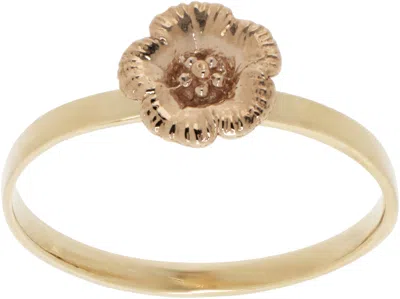 Bernard James Gold Flora Petunia Ring In 14k Gold