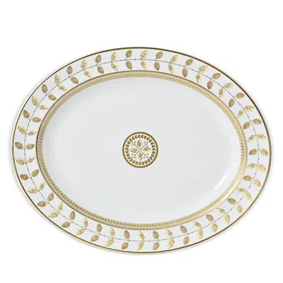 Bernardaud 13 Oval Platter In Gold