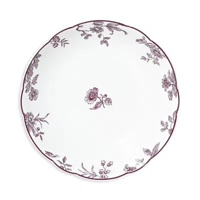 Bernardaud Albertine Prune Coupe Soup Plate In Purple