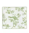 Bernardaud Albertine Rectangular Tray In Green
