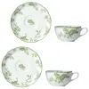 Bernardaud Albertine Tea Cup & Saucer, Set Of 2 In Multi