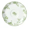 Bernardaud Albertine Tea Saucer In Green