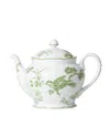 Bernardaud Albertine Large Teapot In Green