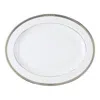 Bernardaud Athena Oval Platter, 13 In Platinum