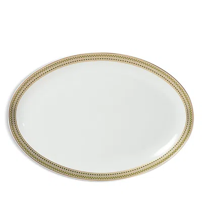 Bernardaud Augusta Gold Plated Platter In Brown