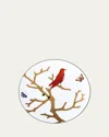 Bernardaud Aux Oiseaux Coupe Salad Plate, 8.3" In White/multi