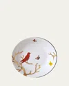 Bernardaud Aux Oiseaux Open Vegetable Bowl In White/multi