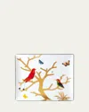 Bernardaud Aux Oiseaux Tray In White/multi