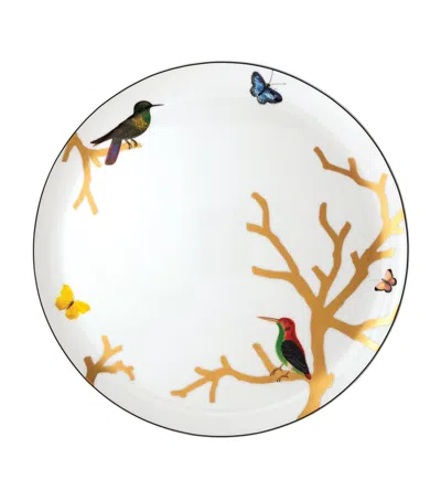 Bernardaud Aux Oiseaux Round Platter In White