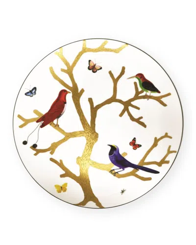 Bernardaud Aux Oiseaux Ultra Flate Plate, 12" In White/multi