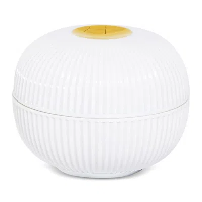Bernardaud Bien Etre Porcelain Tissue Box In White