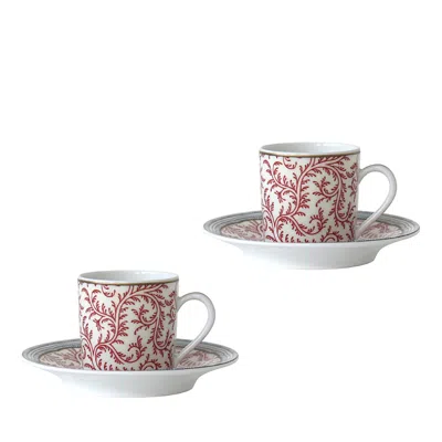 Bernardaud Braquenie Espresso Cup & Saucer, Set Of 2 In Multi