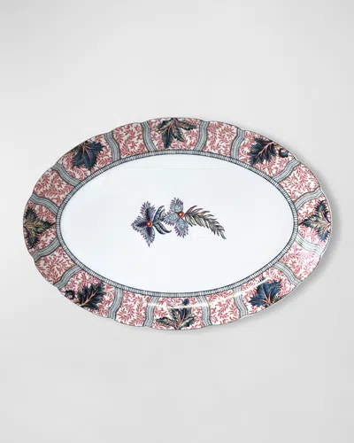 Bernardaud Braquenie Oval Platter In Multi