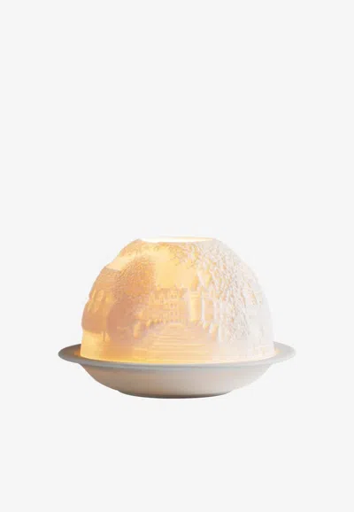 Bernardaud Chateaux Of The Loire Votive Candle In White