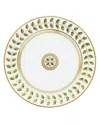 Bernardaud Constance Bread & Butter Plate In White,green,gld