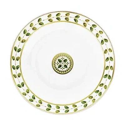 Bernardaud Constance Coupe Soup In White,green,gld