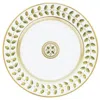 Bernardaud Constance Dinner Plate In Green/gold
