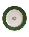 Bernardaud Constance Malachite Charger In Green