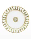 Bernardaud Constance Bread & Butter Plate In White,green,gld