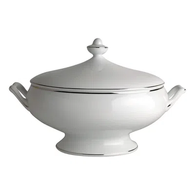Bernardaud Cristal Covered Vegetable Bowl In White
