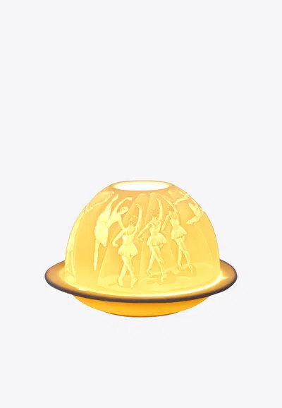 Bernardaud Dance Votivelight In Bisque Porcelain In Gold