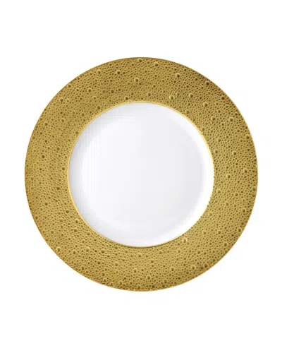 Bernardaud Ecume Gold Charger Plate In White/gold
