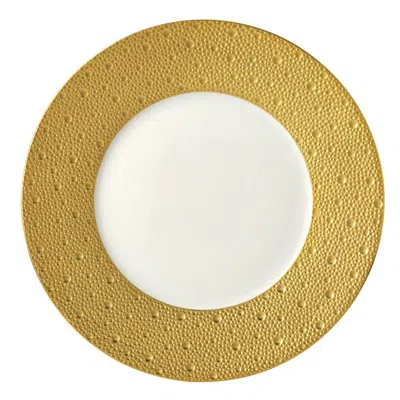 BERNARDAUD ECUME GOLD DINNER PLATE,0739-20249