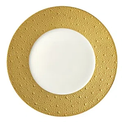 Bernardaud Ecume Dinner Plate In White/gold