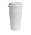 Bernardaud Ecume Nomad Travel Mug In White