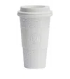 Bernardaud Ecume Nomad Travel Mug In White