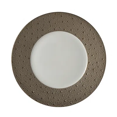 BERNARDAUD ECUME PLATINUM DINNER PLATE,0738-20249