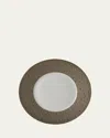 Bernardaud Ecume Platinum Dinner Plate In White, Platinum