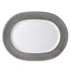 Bernardaud Ecume Platinum Oval Platter