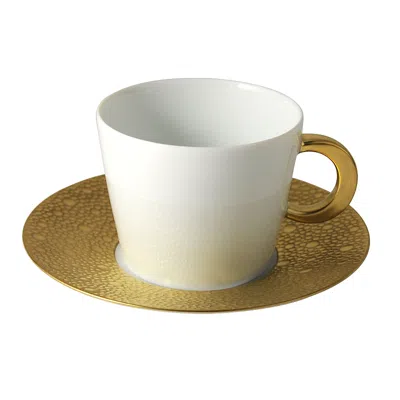 Bernardaud Ecume Tea Saucer In White