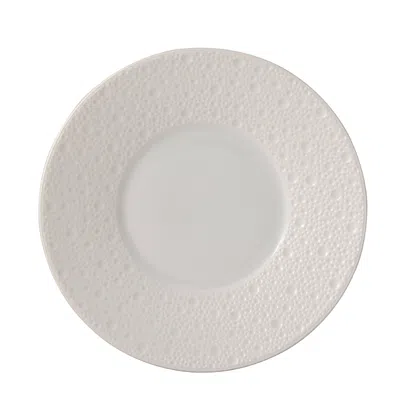 BERNARDAUD ECUME WHITE BREAD & BUTTER PLATE,0733-20251
