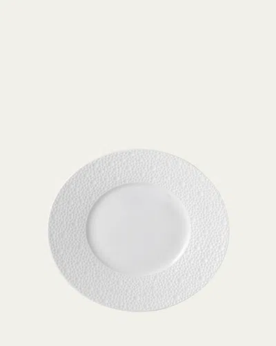 BERNARDAUD ECUME WHITE DINNER PLATE